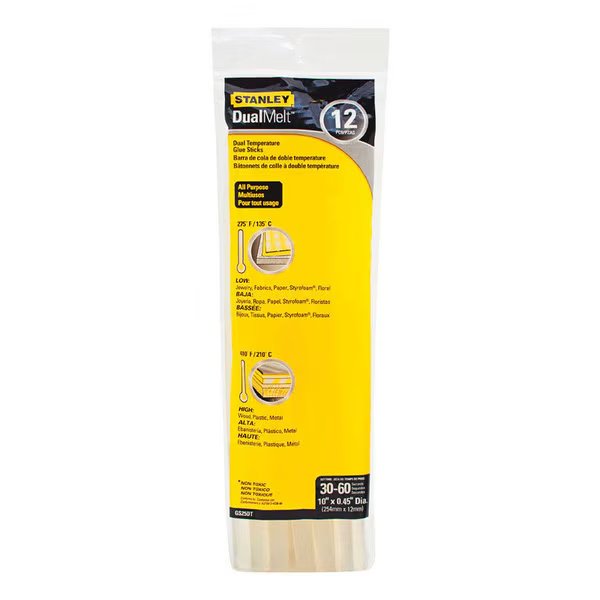 GLUE STICKS 0.5IN. CLR 1, Stanley, Mfr#: GS25DT